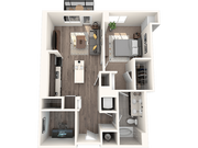 A4 1 Bedroom, 1 Bathroom, 1 Den