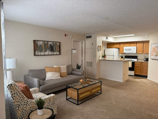 Eola living room and kitchen
