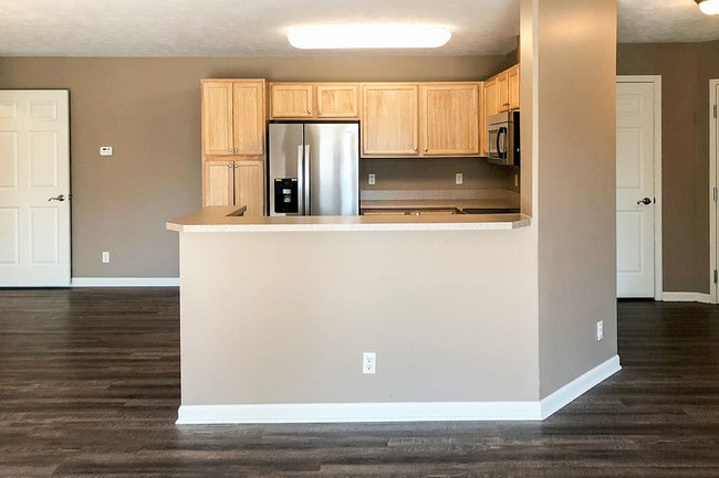 Kitchen with Upgraded Plank Flooring