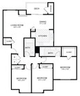 3 bedroom, 2 bath