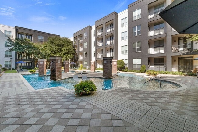 Poolside seating with BBQ grills