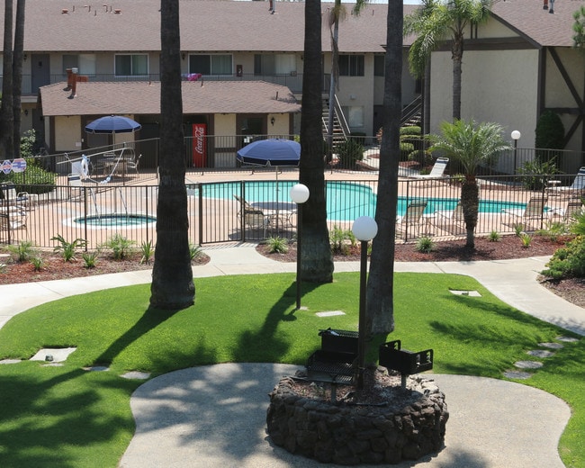Grill and Pool Area
