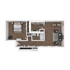 West Wind - The Clipper - 1 Bed, 1 Bath, 650 sq. ft.
