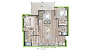B4 floor plan Granary Flats