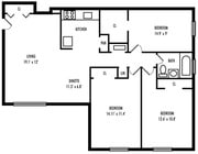 3BR/1BA