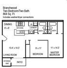 2BR/2BA