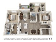 3 floor plan River Oaks Landing