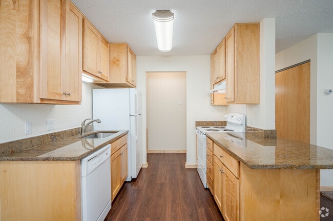 1BR,1BA - 700SF - Kitchen - Park Place Apartment