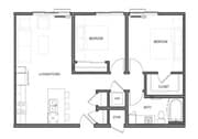 Two Bedroom - 866 SQ FT