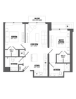 B6H1 floor plan The Hamilton