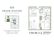 1B-2 | 637 Square Foot One Bedroom One Bath