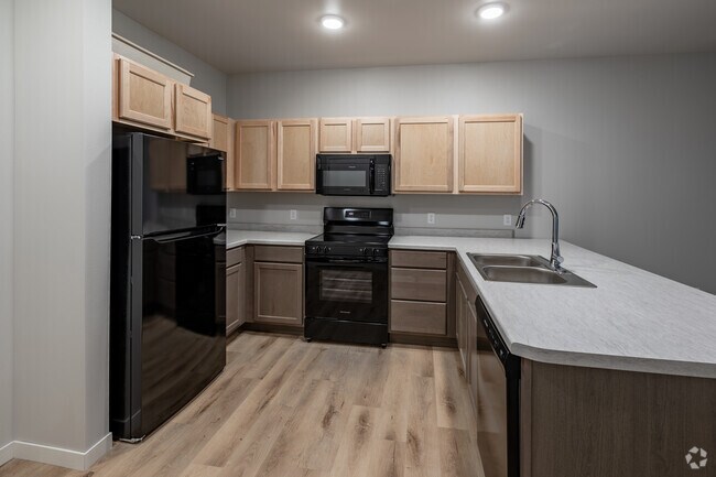 1BR, 1BA - 662SF - Kitchen