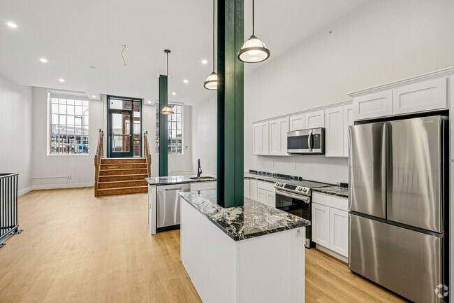 2BR, 2BA - 1,625SF - Kitchen/ Living Room