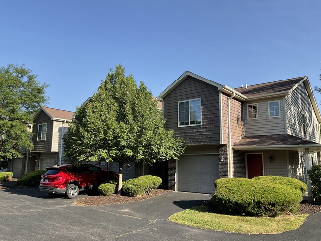 Front of building - 7201 Colosseum Dr Townhome