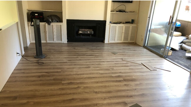 New flooring just installed