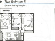 2BR/1BA