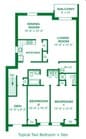 Two Bedroom + Den