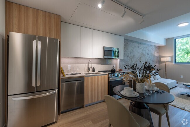 Studio - 1BA -555SF - Kitchen - Residences at Nomi