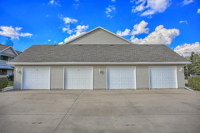 Each unit has it's own garage - 703 N Prairie View Rd Unit Prairieview Crossing