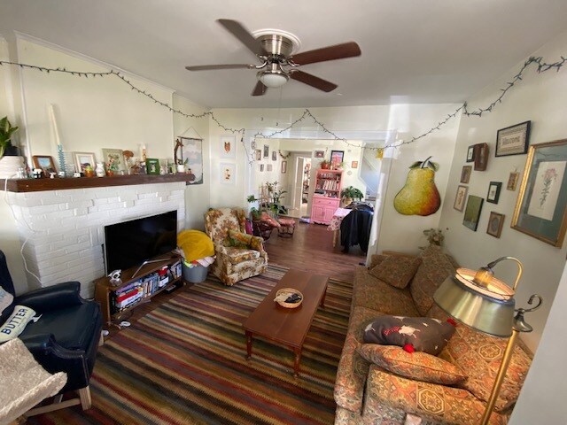 Family and living room - from front door - 2441 Medary Ave
