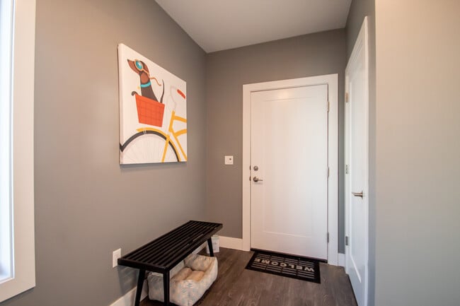 Entry with Additional Storage Space
