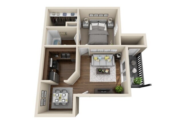 Stratford Plano de planta - Woodford Estates Apartments