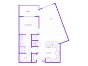 The Weir | 1 bed 1 bath | 857 sq ft