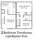 2BR/1.5BA