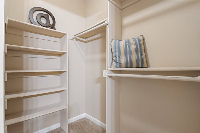 Walk-In Closet with Built-In Storage