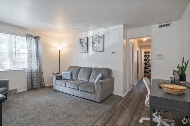 2BR Standard - Living Room - Broadview Gardens Apartments