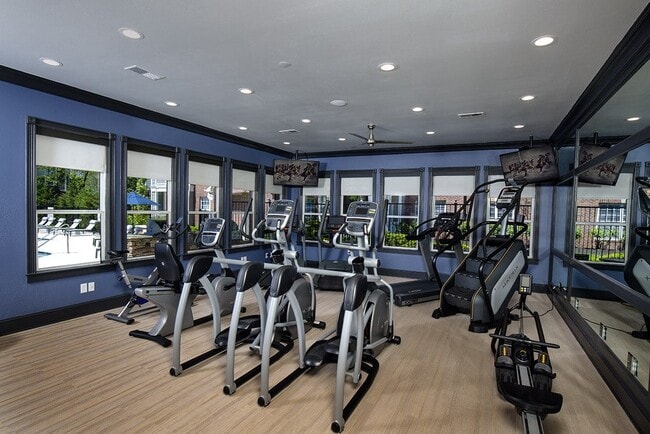 Fitness center with cardio equipment