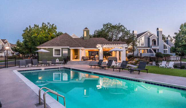 Relax at the beautiful outdoor pool area - Township Residences Townhomes