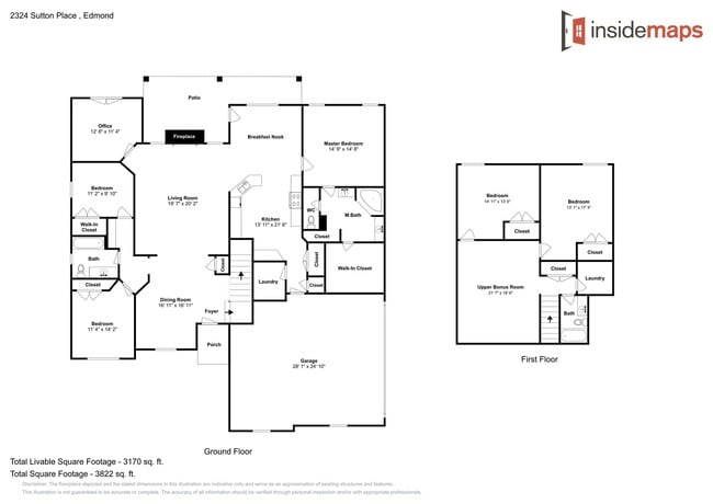 Photo - Stunning 5 Bedroom In Edmond With Bonus Room and Study