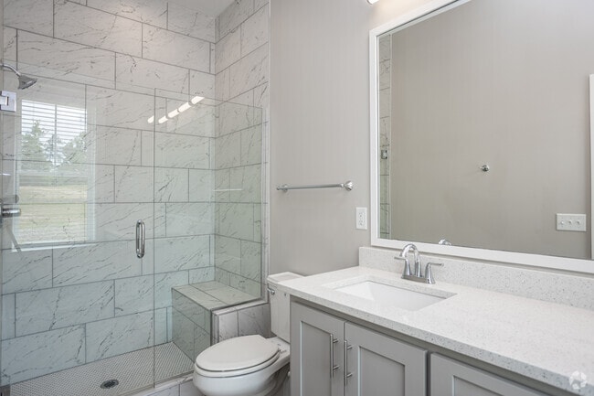 3BR, 3.5BA - 2,795SF - Primary Bathroom - Swallowtail Flats Apartments