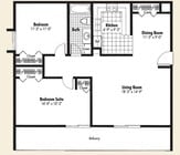 2BR/1BA