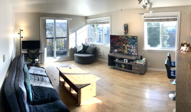 South facing Living Room - 2200 Thorndyke Ave W Unit 205