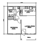 1BR/1BA