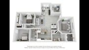 A photo of our 3x2 floor plan, The Madison.