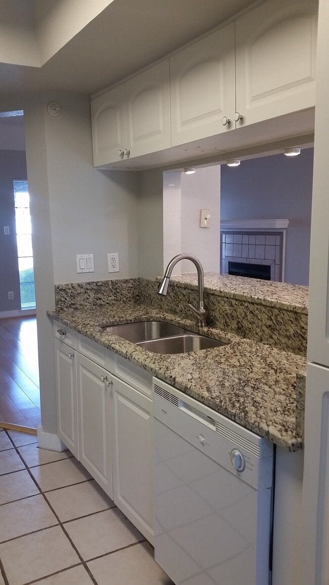Kitchen with granie countertops