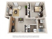 1 Bedroom | 1 Bathroom