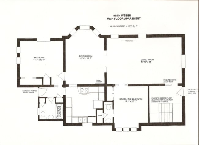 Taller de mantenimiento - 915 N Weber St Unidad MAIN FLOOR
