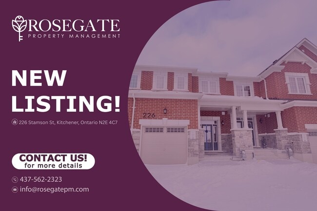 Building Photo - Spacious 3-Bedroom Freehold Townhouse with Private Garage & Outdoor Space in Kitchener