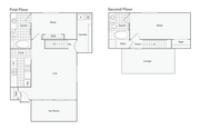 2 BR x 2 BA - Townhome with Washer & Dryer - B Floorplan