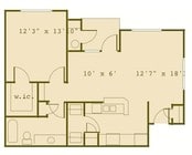1BR/1BA