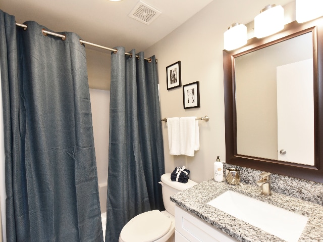 Bathroom + Granite Counters