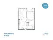 A5 1 bed, 1 bath