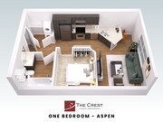Aspen Floor Plan - 3D