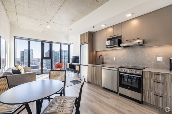 2BR, 1BA - 804SF - Kitchen - The Emmy