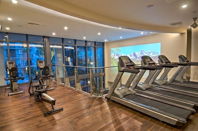 Cardio Gridiron with Treadmills, Rower and elliptical machines