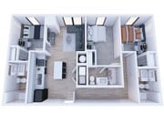3x3 Floor Plan